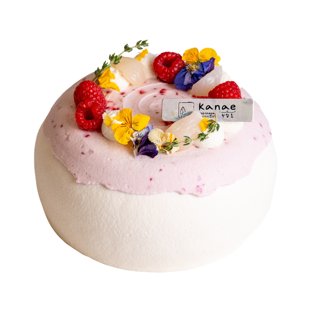 Kanae Cafe 6 Inch Jasmine Lychee Raspberry Chiffon