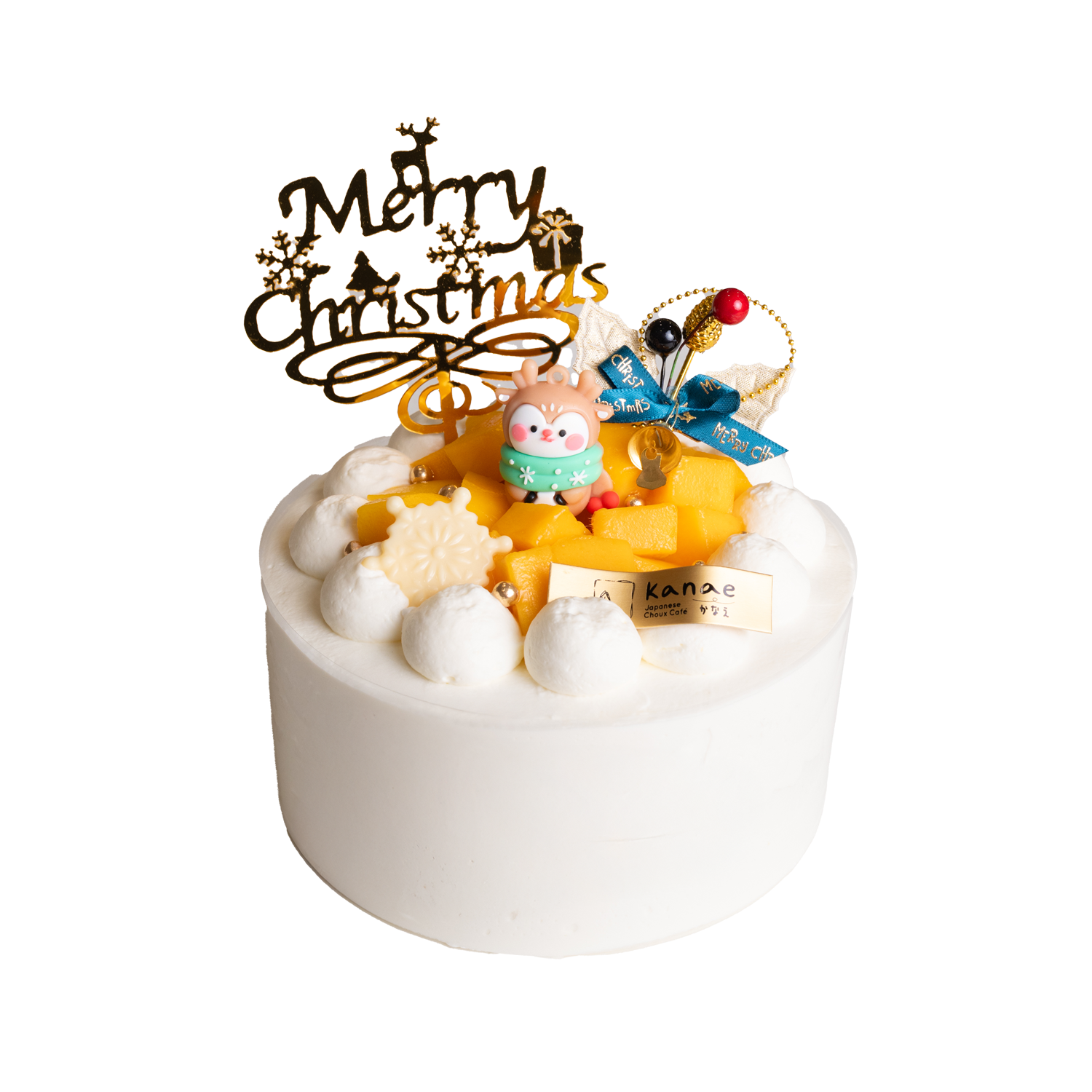 Kanae Cafe Christmas Shortcake - Mango