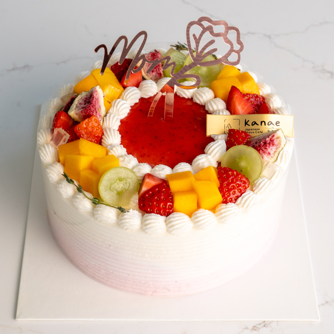 Kanae Cafe Ichigo Pudding Cake - 6 inch