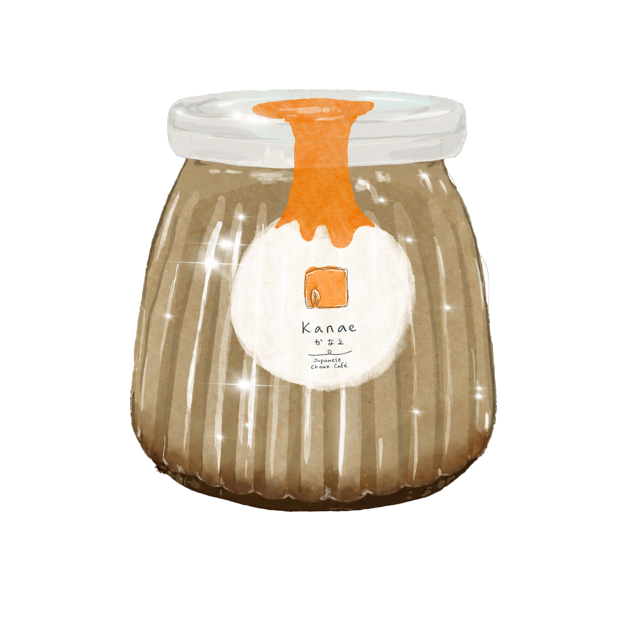 Kanae Cafe Hojicha Pudding